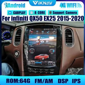 China 12.1 Inch Android Auto Car radio For Infiniti QX50 GPS Navigation Multimedia Player Android Wireless Carplay BT 4G factory