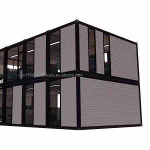 China Outdoor Construction Site Prefabricated Modern Design Office Building with Galvanized Steel Bending 180g factory