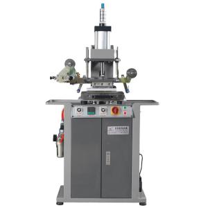 China Pneumatic Shoe Making Machine Fabric Logo 3D Embossing Hot Foil Stamping Machine factory