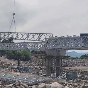 Q355B Steel Structure Bridge Manufacture High Durability Bailey Bridge