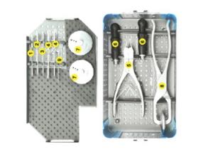 China Customized Orthopedic Surgical Instruments Titanium Mesh Instrument Kit factory