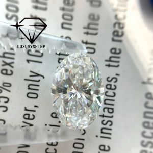 LuxuryShine 0.1-10CT VS2 Lab Grown Diamond D-F Color White Oval Excellent Cut