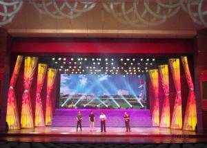 China Music Concert Stage LED Video Curtain Rental P3 HD Image Video Wall LED Display factory