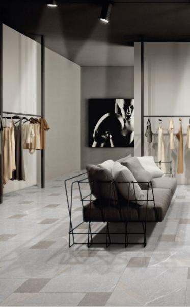 AAA Grade Cement Look Porcelain Tile For Hallways Heat Insulation Flooring On