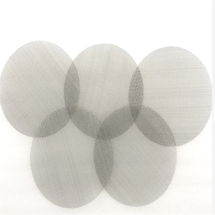 Single Layer Rustproof 302 321 Stainless Steel Mesh Filter Discs