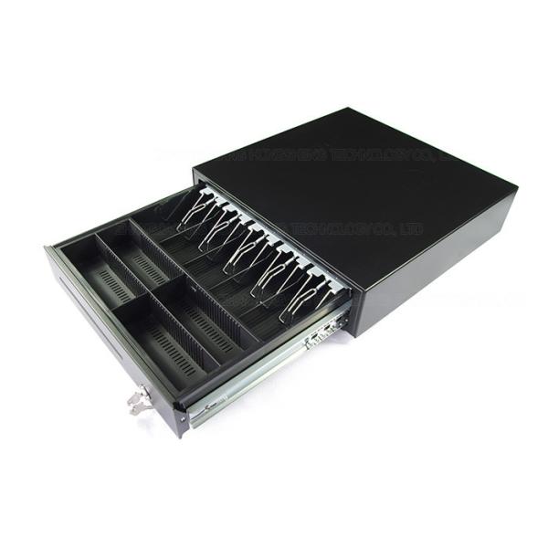 China Lockable Retail Metal Cash Drawer Under Counter Cash Box For POS Machine / ECR factory