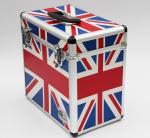 LP 50pcs DVD Storage Case Aluminum Union Flag Tool Carrying Case