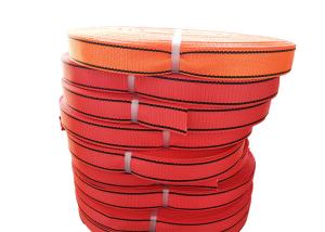 China Anti Abrasion Polyester Webbing Roll Customized Sling Color High Safety Coefficient factory