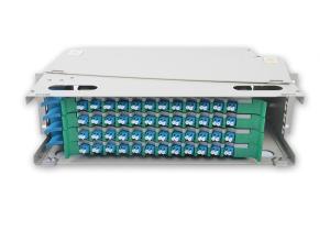 China ODF Optic Distribution Unit Singemode 48 Port Fiber Optic Patch Panel LC factory