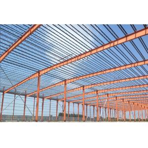China High Strength Prefabricated Steel Structures , Prefab Metal Warehouse Building factory