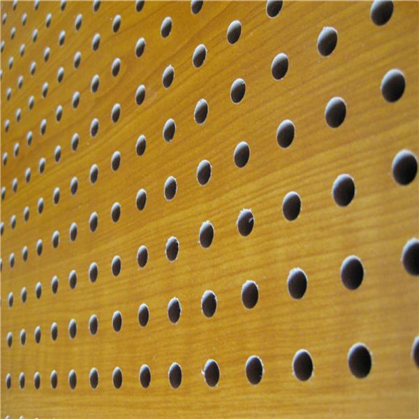 China KTV Perforated Wood Acoustic Panels MDF Soundproof Acoustic Board factory