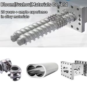 High Precision Twin Screw Elements for Polymer Compounding in Plastic Industry