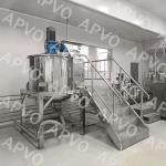 65RPM SUS304 Liquid Detergent Manufacturing Machine 500L Liquid Chemical Mixer