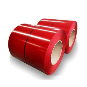 China Zinc 60g GI Galvanized Steel Coil PPGI Color Coated Iron Sheet For Roofing factory
