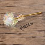 Luxury Gift Enchanted Rose 24k Galaxy Roses In Glass