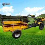 2 Wheels 10hp Power Tiller 300mm Mini Power Tiller For Agriculture