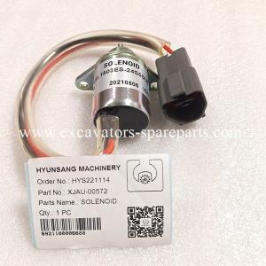 China Excavator Electrical Parts Stop Solenoid XJAU-00572 For R80-7 factory