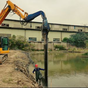 Plastic Sheet Piling Vibro Hammer / Pile Driver For Fast Construction Projects