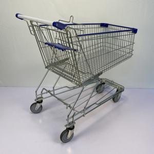 China 180L TPR Castors Grocery Shopping Trolley Asian Style Supermarket Metal Shopping Trolley factory