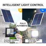 300W Super Power Solar Flood Light Outdoor Street Sport Remote Controller Timing