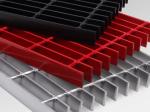 Black Galvanized Steel Grating 25x4 Mild Steel Grating Anti Slip