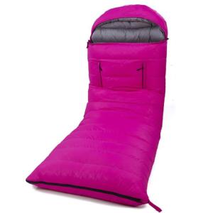 China Lightweight Goose Down Sleeping Bags For Adults Pink Red Purple Blue Appearance factory
