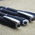 Gel pen,Promotional gel-ink pen with cap,black rubber gel-ink pen with eraser