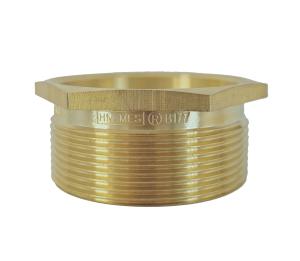 China Brass Color Hexagon Male Thread Fitting CE Passed factory