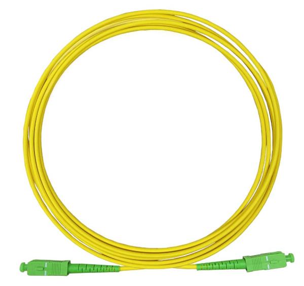 China SC/APC-SC/APC Simplex Patch cord LSZH/PVC UPC and APC factory