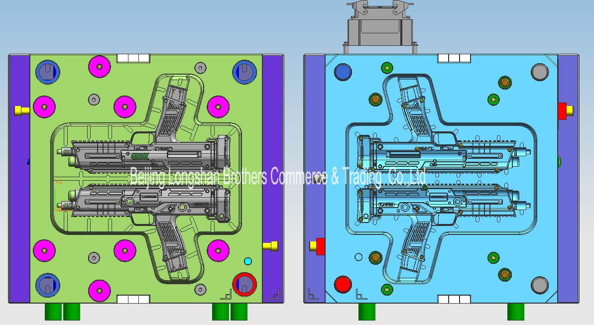Plastic Mould Household Product Kids' Water Bead Toy Guns with P20/718/738/NAK80/S136 Mould Material