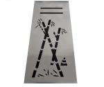 2mm Custom Stainless Steel CNC Laser Cutting Sheet Metal High Precision