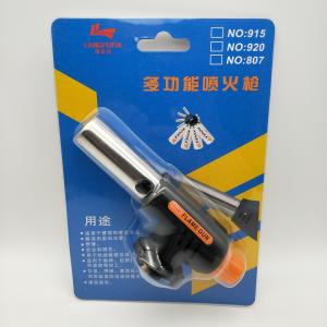 China Portable Metal Camping BBQ 14cm Butane Heating Torch factory
