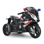 Three-Wheel Electric Off-Road Ride Motorcycle for Children in Red/White/Silver
