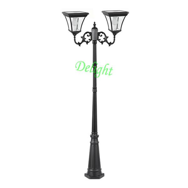 China Double Heads Solar Garden Lights for outdoor decorating (DL-SG16C) factory