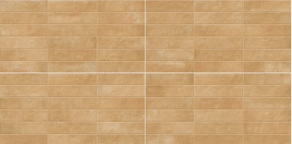 Non-Slip Indoor Tiles And Textured Ceramic Wall Tiles For Living Room 400x800mm Light Brown