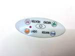 3M Self Adhesive Digital Printing Rubber Keypad Membrane Switch