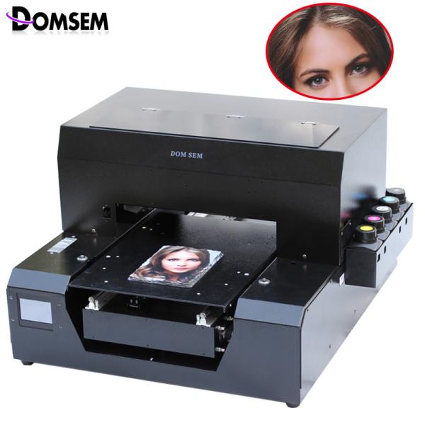 Small Format T Shirt Direct To Garment Printer 6 Colors Water Circulation