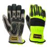 Buy cheap Abrasion Resistant Size 9 Rescue Extrication Gloves High Visible Green from wholesalers
