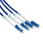 SC-LC Fiber Optic Patch Cord Armoured Singlemode 4 Core PVC LSZH 3.0mm