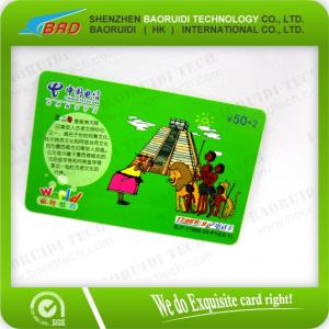 China Eco Friendly Plastic Business Card PVC Card Printing Scratch Card factory