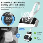 Universal Compatibility Portable Iwatch Charger , Fast Charging Iwatch Powerbank
