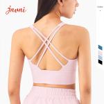 80% Nylon 20% Spandex Yoga Sports Bras Exercise Bra Tops SGS