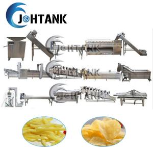 China SUS304 Fully Automatic Potato Chips Making Machine 500kg/H factory