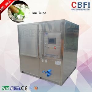 China 1000 ~ 20000Kgs / 24H Industrial Ice Cube Making Machine , Ice Makers Machines For Cold Drink factory