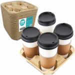 Wholesale printed logo OEM advertising biodegradable custom sleeve paper coffee