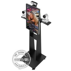 IOS Android Screen Sharing 21.5" FHD Touch Screen Live Streaming Broadcast