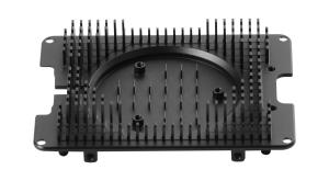 China Aluminum Black Medical Machining Parts Heat Sink Multipurpose factory
