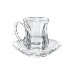 BPA Free Clear 150ml Classic Deluxe Glass Printed Cup