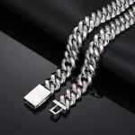 16 Inch Moissanite Hip Hop Chains 18 Inch 925 Sterling Silver Miami Cuban Link