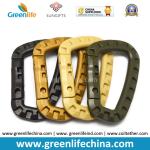 8.5x5.6x0.7mm Big Size Plastic Carabiner Hook Popular Military Colors